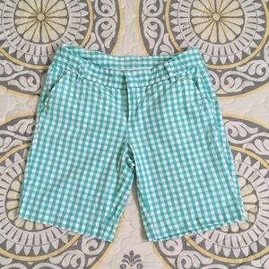 Nordstrom Brand: GOLF Gingham Bermuda Shorts